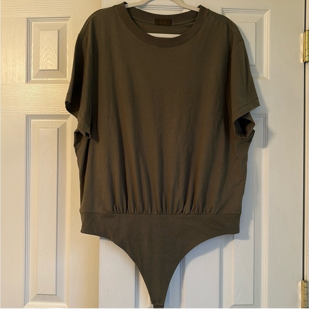 NUUDS Women’s XXL Olive Green Bodysuit